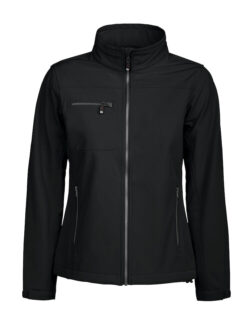 Fleksibel softshelljakke i en vind- og vandafvisende metervare. Komfortabel fleece på inderside med matchende kontrastfarve med undtagelse af 990/sort som har tone i tone farve. Gennemgående lynlås