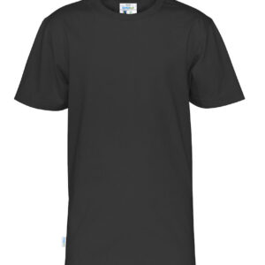 Rundhalset T-shirt til børn udført i lækker kvalitetsbomuld. Modern fit. OEKO-TEX 100 certificeret.