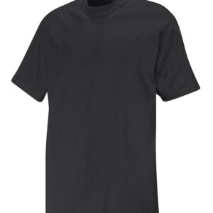 Rundstrikket T-shirt i single jersey. Tætsiddende nakkerib og nakkebånd. Sælges kun i 10 pak/str. OEKO-TEX 100 certificeret.