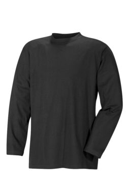 T-shirt med lange ærmer i forkrympet single jersey. Lycra i nakkerib. Normal pasform. OEKO-TEX 100 certificeret.