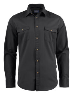 Twill skjorte i klassisk denim stil. Western bærestykke og klaplommer. Blød krave og  justerbare manchetter. Enzymvasket. Findes i både herre- og damemodel.
