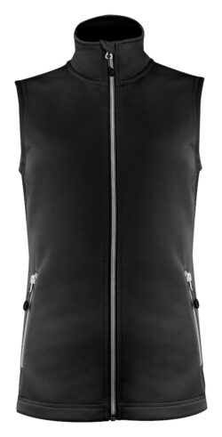 Vest i strækbar metervare for større bevægelsesfrihed. Front lommer